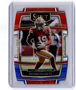 2021 Panini Select Deebo Samuel #31 Rosso e Blu Prizm Die Cut 49ers - Foto 1 di 2