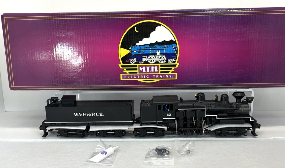 MTH Premier 20-3023-1 West Virginia Pulp & Paper Shay Steam PS.1 O Used BCR #12 - Image 1 of 4