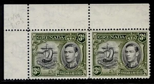 GRENADA GVI SG158b + 158bb, línea 3d a vela PARCIAL en PAR, CASI NUEVO COMO NUEVO. - Imagen 1 de 1
