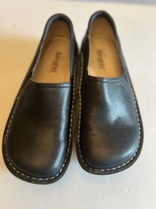 Alegria Debra schwarze Leder Slipper Halbschuhe EU 39 US 8,5 - Bild 1 von 9