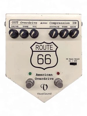 VISUAL SOUND AMERICAN OVERDRIVE Overdrive Effects Pedal Tested & Works 11564 - Image 1 of 4