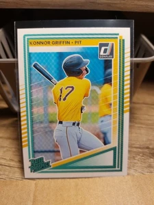 2025 Donruss #123 Konnor Griffin Rated Prospect Pittsburgh Pirates - Picture 1 of 2