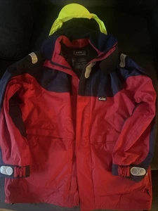 GILL Segeljacke Gr. XL Yacht Racing Jacke GUC OSEJ Southern Cross rot blau - Bild 1 von 6
