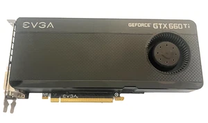 EVGA GEFORCE GTX 660 Ti 02G-P4-3662-B1 2GB GDDR5 HDMI PCIe GRAPHICS CARD TESTED - Picture 1 of 5