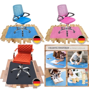 Bodenschutzmatte Bürostuhlunterlage Bodenschutz Anti Rutsch Hartboden Neu - Bild 1 von 23