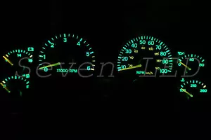 LED KIT for Jeep Wrangler TJ 97-06 Dash Instrument Cluster Speedometer Green - Picture 1 of 2