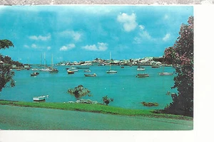 Postal Hamilton Harbour from Red Hole Bermudas 1969 enviada por correo 2187 - Imagen 1 de 2