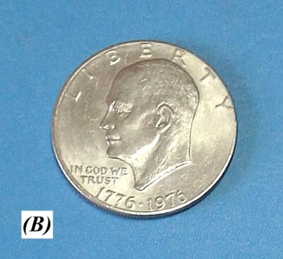 1776-1976- EISENHOWER 40% SILVER DOLLAR BICENTENNIAL  US MINT (B) - Image 1 of 4