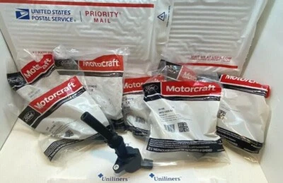 8PCS OEM Ignition Coils Motorcraft DG508 For Ford F150 4.6L 5.4L 6.8L 3W7Z12029A - Image 1 of 4