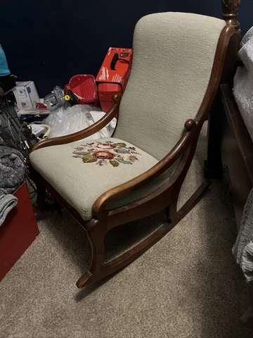Antique vintage Rocking Chair Cover