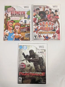 Nintendo Wii Games Lot of 3 Calvin Tucker's RedNeck Jamboree + - Picture 1 of 10