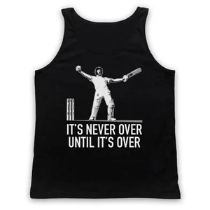 BEN STOKES IT'S NEVER OVER UNTIL UNOFFICIAL ASHES BAT ADULTS VEST TANK TOP - Picture 1 of 11