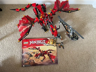 Lego Ninjago First Bourne (70653) 95% complete, missing a few pieces & mini-fig. - image 1 of 4