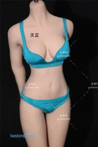Sujetadores Azul Cielo 1:6 Ropa Interior Ropa Interior Para 12" Mujer Phicen TBL Figura Cuerpo - Imagen 1 de 6