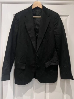 Womens Helmut Lang Silk Blazer Jacket Black Size 42 - Image 1 of 4