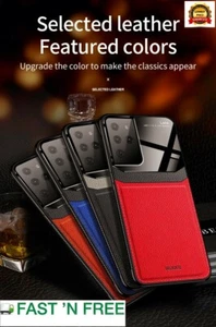Funda protectora híbrida de cuero PU de lujo para teléfono Samsung S10 S20 S21 Ultra Plus - Imagen 1 de 15