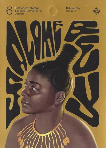 Canada  # 3326   SALOME BEY       Brand New 2022  Pristine Booklet Issue Cover