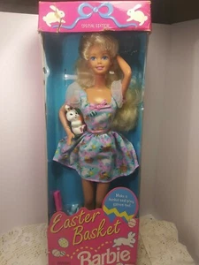 Vintage 1995 "Special-Edition" Easter Basket Barbie. New - Picture 1 of 12
