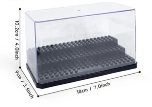 Boite/Vitrine Acrylique 3 étages pour minifigure LEGO ¤ 18x9x10.2 ¤ Display Case - Picture 1 of 1