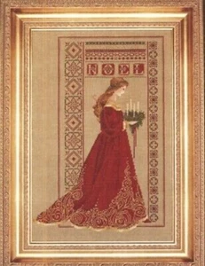 SCHEMA A PUNTO CROCE NATALE CELTICO DMC CROSS STITCH CHRISTMAS CELTIC NOEL - Picture 1 of 1