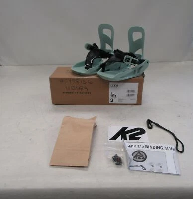 Encuadernación de snowboard K2 YOUTH 2025 LIL KAT TALLA PEQUEÑA B2304002012 VERDE JADE Foto 1 de 4