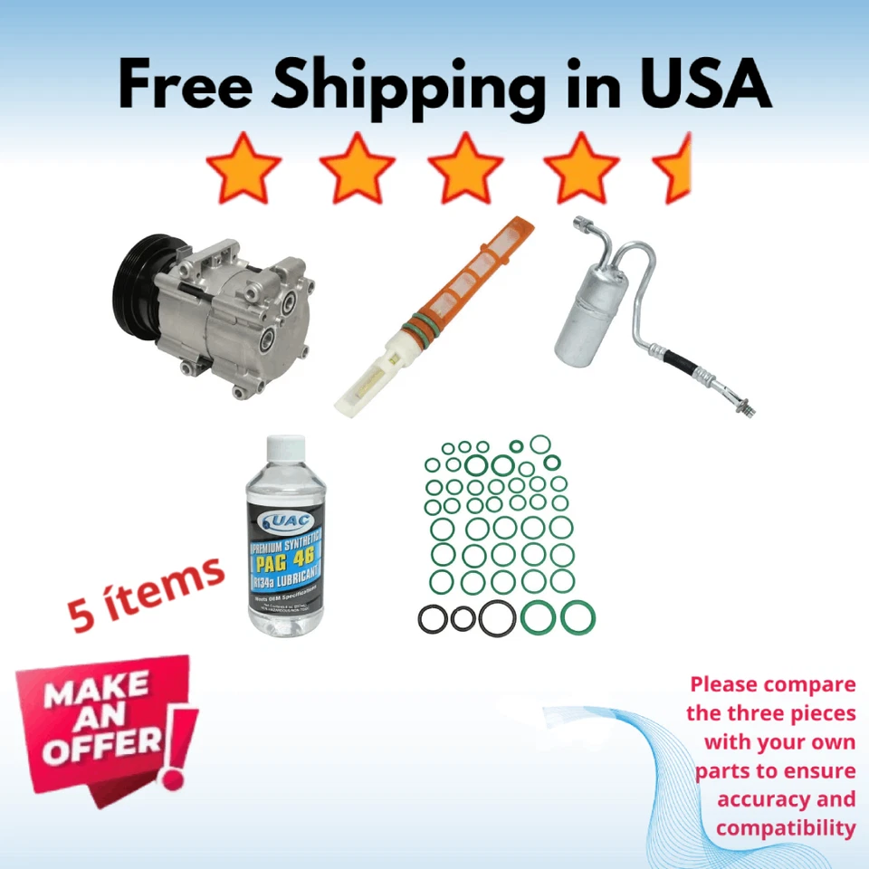 Compressor & Driers A/C Fit Mercury Villager 1999-2002, Nissan Quest 1999-2002 - Image 1 of 4