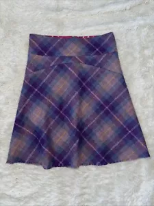 Ness 100% Wool A-Line Elise Skirt Size 10 - Picture 1 of 6