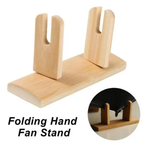 Folding Hand Fan Stand Home Decoration Display Holder Hand Fan Display Stand - Picture 1 of 8