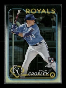2024 Topps cromo #148 Tyler Cropley refractores radiocontrol Kansas City Royals - Imagen 1 de 2
