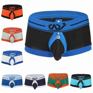 Boxer uomo sexy slip nuoto tronchetto jockstrap fibbia marsupio pantaloncini intimo gay - Foto 1 di 66