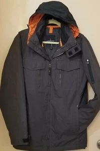LONDON FOG Functional Outdoor Gear Reg Coat BRONW Jacket 2-in-1 Men's Sz SMALL - Picture 1 of 9