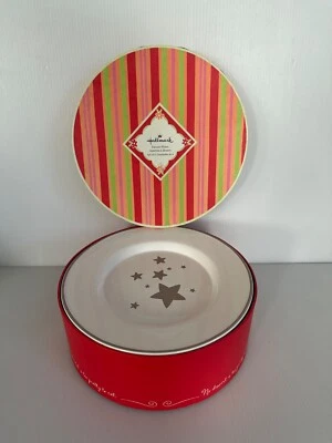 (4) Platos de postre SILVER STARS de HALLMARK nuevos en caja Foto 1 de 4
