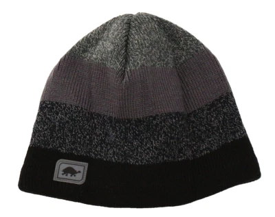 Gorro de lana de trapo tejido gris 7-12 de piel de tortuga forro polar Foto 1 de 2