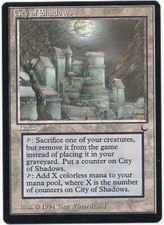 CITY of SHADOWS  X1  MAGIC MTG THE DARK  EXCELLENT (EX) 1994