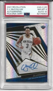 C.J. MCCOLLUM, AUTOGRAPHED CARD 2021 REVOLUTION #AG-CJM PSA GRADED GEM-MT 10 - Picture 1 of 2