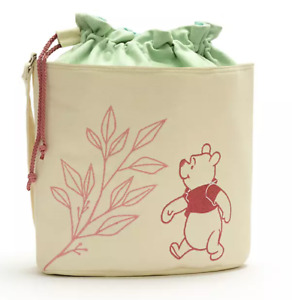 BNWT Shop Disney Store Winnie the Pooh Embroidered Cotton Bucket Bag