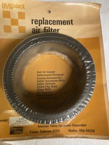New IMPACT Air Filter Replacement Element Round FOAM 6 3/8" x 2 1/2" - Picture 1 of 3