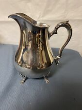 Lovely International Silver Co. King George Silverplate Pitcher Nice!!