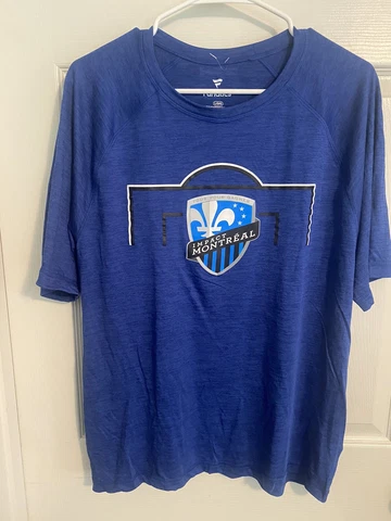 New without tags Mens Fanatics Brand Montreal Impact Soccer Tshirt Size Large Cover