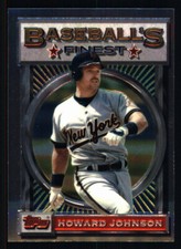 1993 Topps Finest Howard Johnson    New York Mets