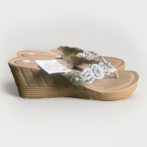 pavers women’s wedge heel sandals size uk 2 brand new - Picture 1 of 6