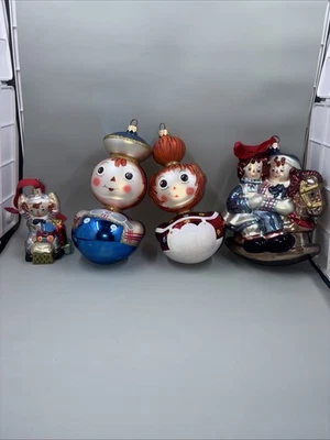 raggedy ann andy holiday ornaments Lot Of 4  - Image 1 of 4