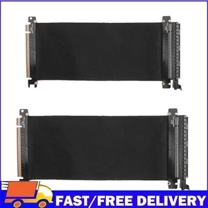 180 Degree PCI-E Express 16X to 16X Riser Card Flexible Ribbon Extender - Afbeelding 1 van 18
