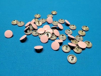 Standard Ring Snaps (Cap only) Pink 15 MM 24-3 - Image 1 of 3