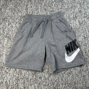 Nike Short Boys Medium Grey White Black Sports Standard Fit CK0509-091 - Picture 1 of 10