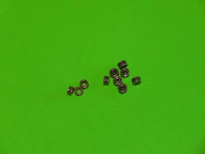 Vintage Bali Silver Large Hole Spacers 7.0mm & 7.5mm Tested .925 Pack of 10 NOS - Picture 1 of 11