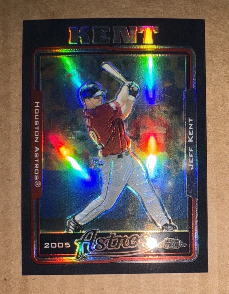 2005 Topps Chrome Jeff Kent #140 Black Refractor #’d /225 Free Shipping!! - Image 1 of 2