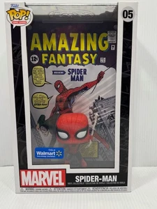 Amazing Fantasy Spider-Man Funko Pop! #05 Comic Covers Walmart Exclusive In Case - Picture 1 of 7