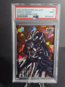 2021 Star Wars Galaxy #9, Darth Vader Atomic Refractor # /150 PSA 9! ๐ฅ๐ฅ - Picture 1 of 2
