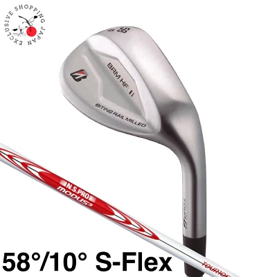 Bridgestone Tour B BRM HF Wedge 58/10 S Flex N.S.PRO MODUS3 TOUR 105 eje de acero Foto 1 de 4